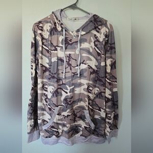 Brown Camo Hoodie Size XL